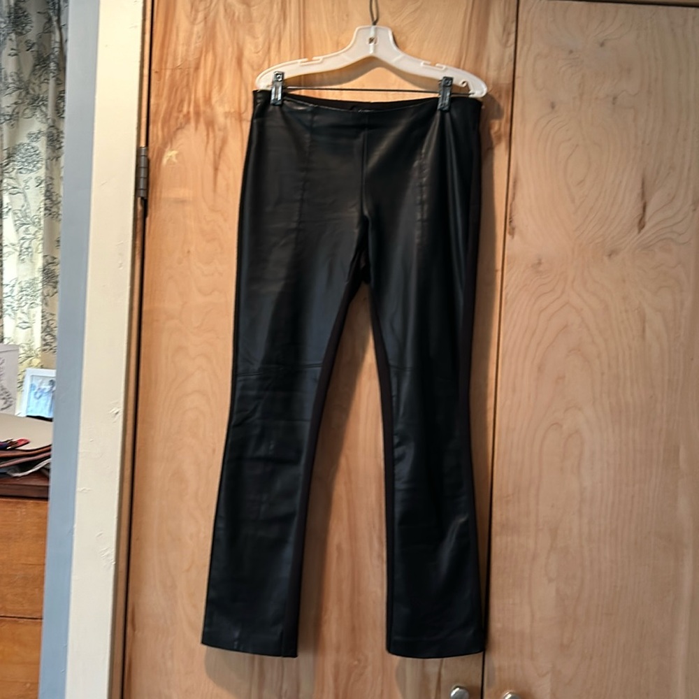 Anthropologie La Fee Verte leatherette leggings